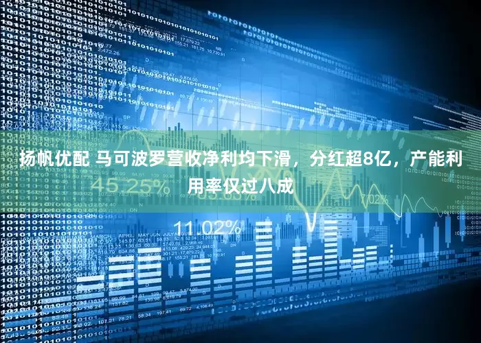 扬帆优配 马可波罗营收净利均下滑，分红超8亿，产能利用率仅过八成